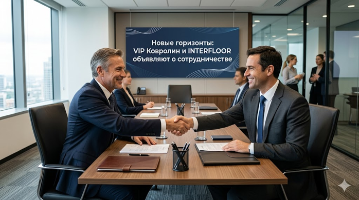 Новые горизонты: VIP Ковролин и INTERFLOOR объявляют о сотрудничестве